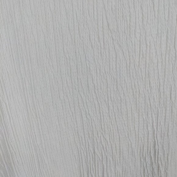 Anthropologie Cream Crepe Wrinkle Knit Button Back Viscose Montauk Tank Top XL - Picture 6 of 13